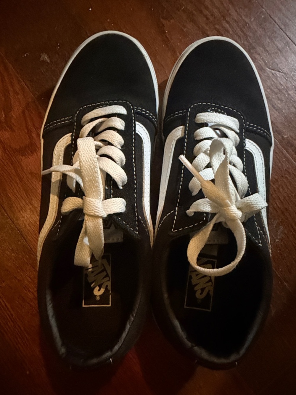 Vans Black and White Old Skool Sneakers